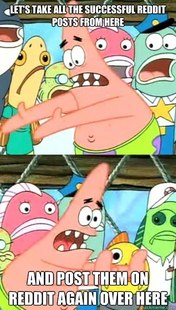 Push it somewhere else Patrick