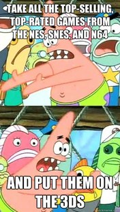Push it somewhere else Patrick