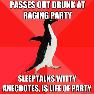 Socially Awesome Penguin