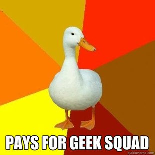 Tech Impaired Duck