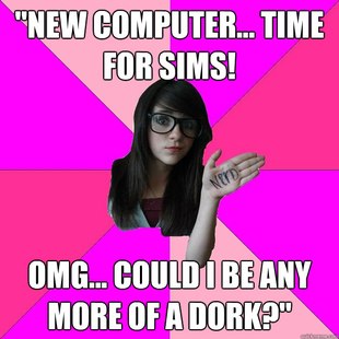 Idiot Nerd Girl