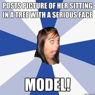 Annoying Facebook Girl