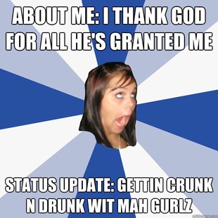 Annoying Facebook Girl