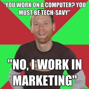 Oblivious Marketing Guy