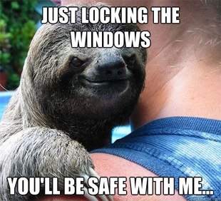 Suspiciously Evil Sloth