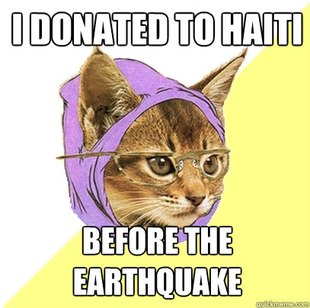 Hipster Kitty
