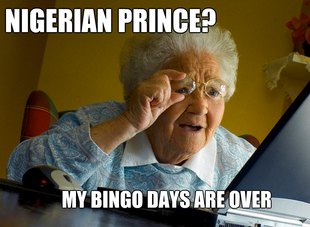 Grandma finds the Internet