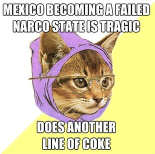 Hipster Kitty