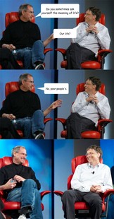 Steve Jobs vs Bill Gates