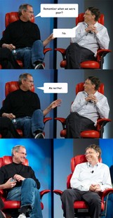 Steve Jobs vs Bill Gates