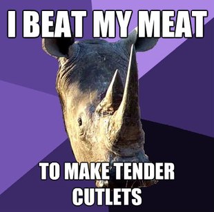 Sexually Oblivious Rhino