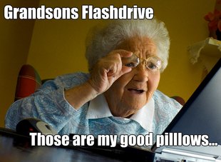 Grandma finds the Internet