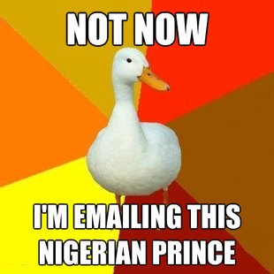 Tech Impaired Duck
