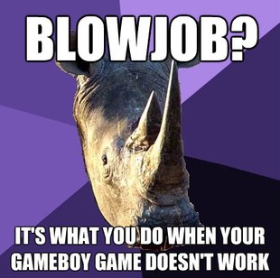 Sexually Oblivious Rhino