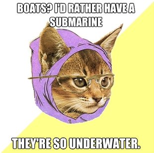 Hipster Kitty