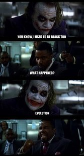Joker with Black guy