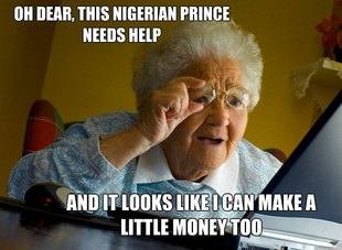 Grandma finds the Internet