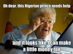 Grandma finds the Internet
