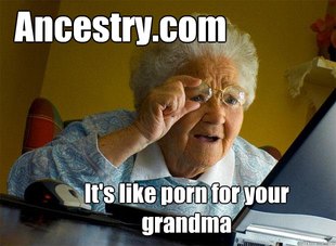 Grandma finds the Internet
