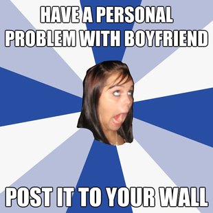 Annoying Facebook Girl
