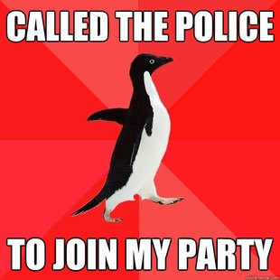 Socially Awesome Penguin