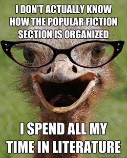 Judgmental Bookseller Ostrich