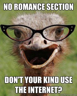 Judgmental Bookseller Ostrich