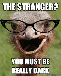 Judgmental Bookseller Ostrich
