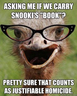 Judgmental Bookseller Ostrich