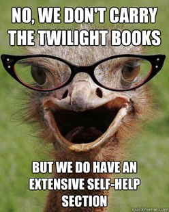Judgmental Bookseller Ostrich