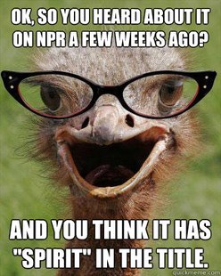 Judgmental Bookseller Ostrich