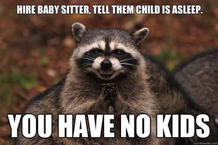 Evil Plotting Raccoon