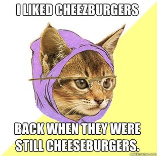Hipster Kitty