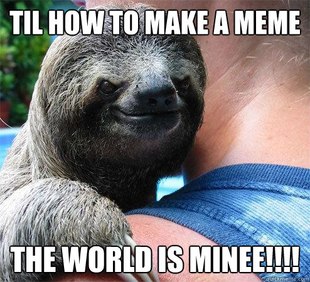 Suspiciously Evil Sloth