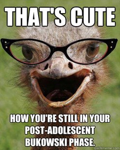 Judgmental Bookseller Ostrich