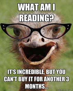 Judgmental Bookseller Ostrich