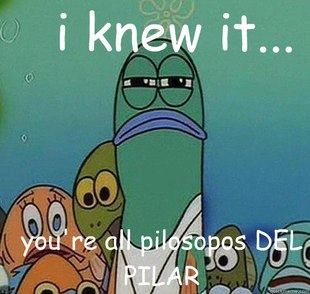 Serious fish SpongeBob