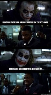Joker with Black guy