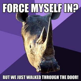 Sexually Oblivious Rhino