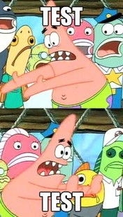 Push it somewhere else Patrick