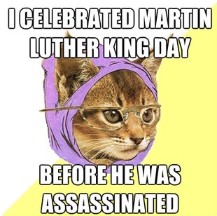 Hipster Kitty