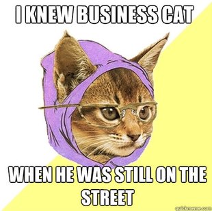 Hipster Kitty