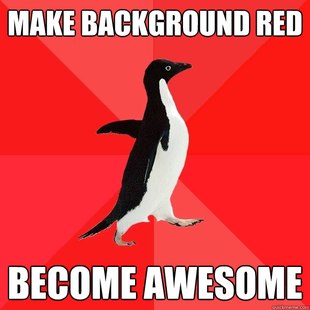 Socially Awesome Penguin