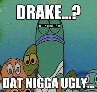 Serious fish SpongeBob