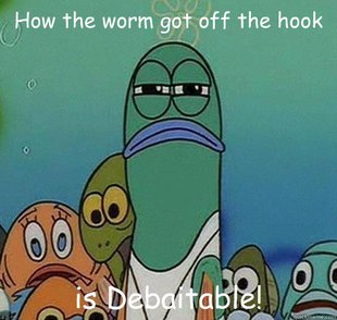 Serious fish SpongeBob