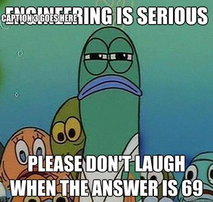 Serious fish SpongeBob