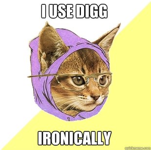 Hipster Kitty