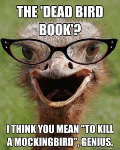 Judgmental Bookseller Ostrich