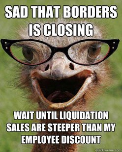 Judgmental Bookseller Ostrich
