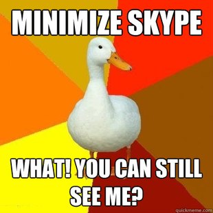 Tech Impaired Duck